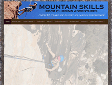 Tablet Screenshot of climbingschoolusa.com